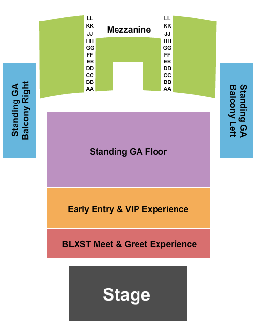 Queen Elizabeth Theatre - Toronto BLXST Seating Chart