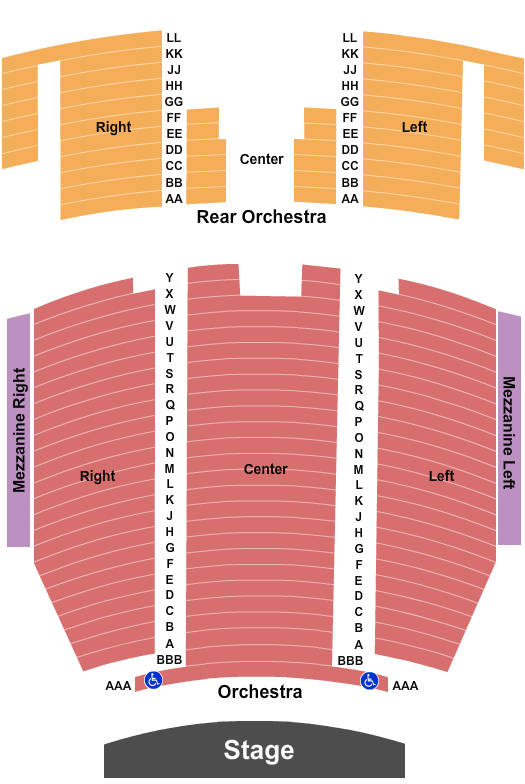 Queen Elizabeth Theatre - Toronto Scribble Showdown Seating Chart