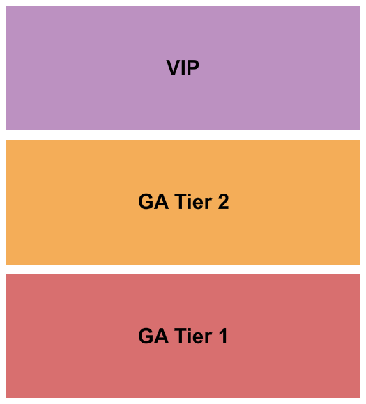 Queen Elizabeth Theatre - Toronto GA/Tier Seating Chart