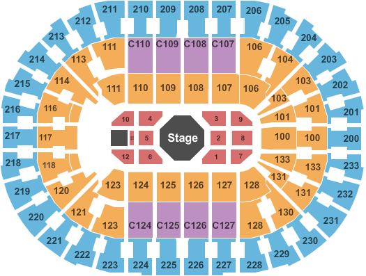 Rocket Mortgage FieldHouse Chris Brown Seating Chart