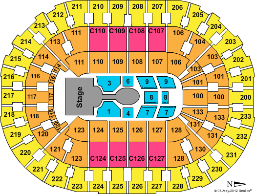 Rocket Mortgage FieldHouse Cirque MJ Seating Chart