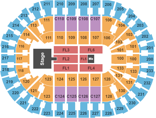 Rocket Mortgage FieldHouse Earth Wind Fire Seating Chart