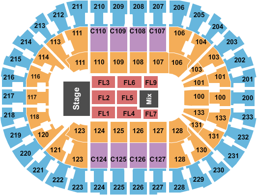 Rocket Mortgage FieldHouse Eagles Seating Chart