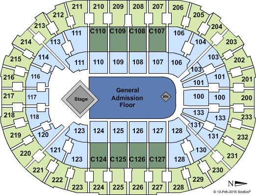 Rocket Mortgage FieldHouse Imagine Dragons Seating Chart