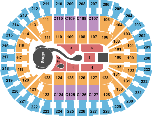 Rocket Mortgage FieldHouse Katy Perry Seating Chart