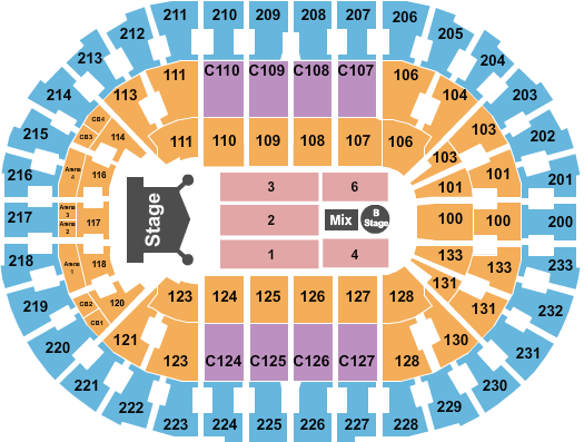 Rocket Mortgage FieldHouse Kiss Seating Chart