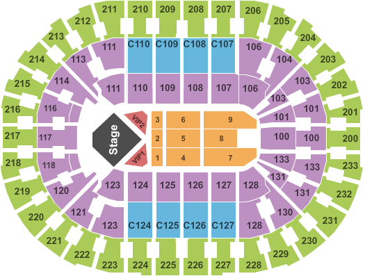 Rocket Mortgage FieldHouse Lionel Richie Seating Chart