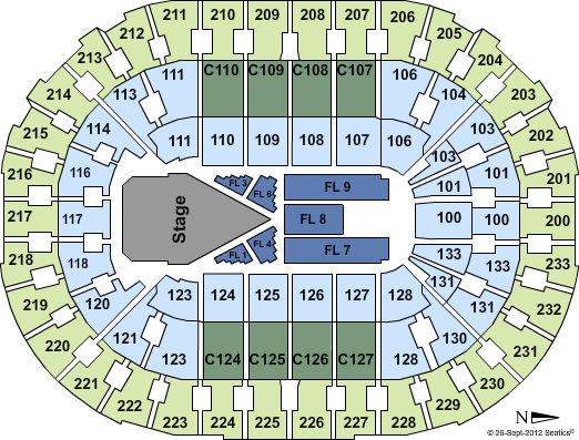 Rocket Mortgage FieldHouse Madonna Seating Chart