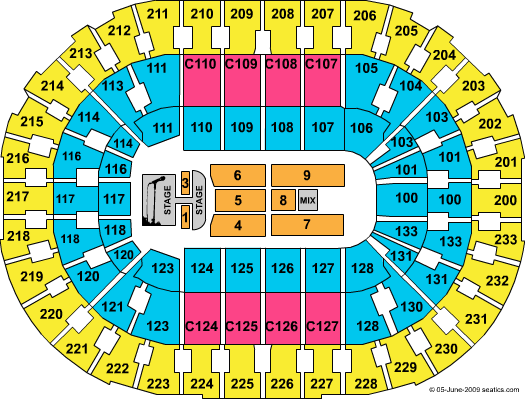 Rocket Mortgage FieldHouse Miley Cyrus Seating Chart