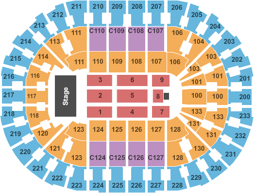 Rocket Mortgage FieldHouse New Edition Seating Chart