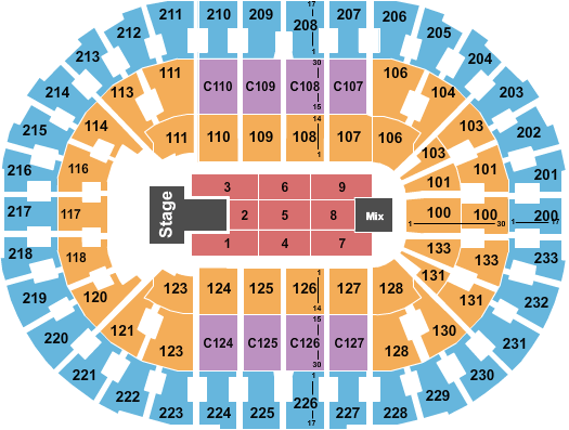 Rocket Mortgage FieldHouse Panic! At The Disco Seating Chart