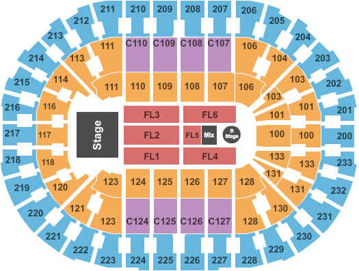 Rocket Mortgage FieldHouse Shawn Mendes Seating Chart