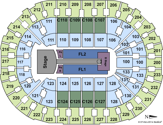 Rocket Mortgage FieldHouse Taylor Swift Seating Chart