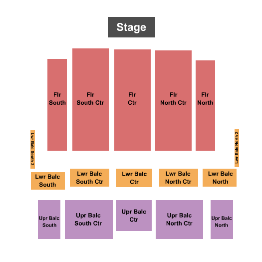 Quincy Junior High School's Morrison Theater End Stage Seating Chart