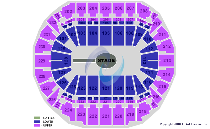 CHI Health Center Omaha Center Stage Ga Floor Seating Chart