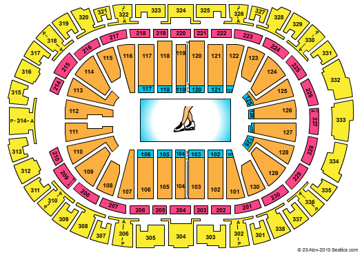 PNC Arena Ice Show Seating Chart