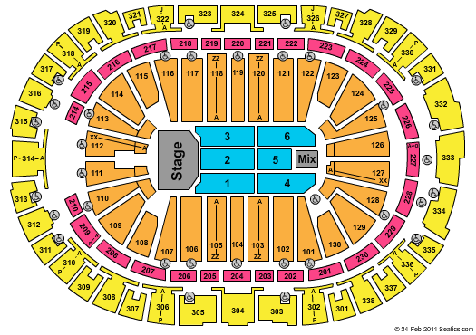 PNC Arena Keith Urban Seating Chart