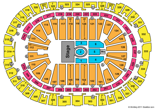 PNC Arena R Kelly Seating Chart