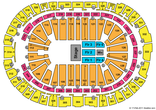 PNC Arena Dancing With the Stars Seating Chart