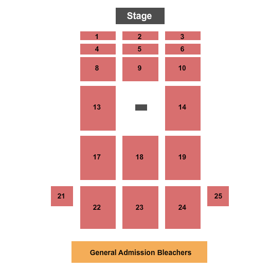 RBC Convention Centre - Winnipeg End Stage Seating Chart