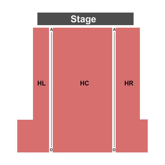 RB Dance Studio Theatre End Stage Seating Chart