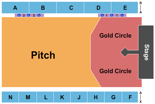 RDS Arena End Stage Seating Chart