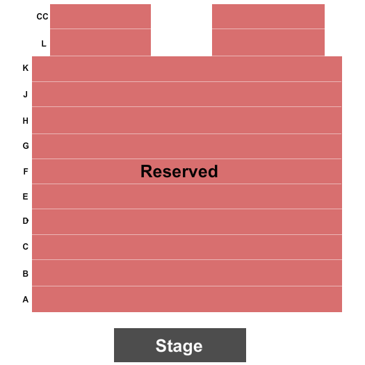 REDCAT Theater End Stage Seating Chart