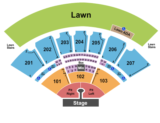 RV Inn Style Resorts Amphitheater Needtobreathe Seating Chart