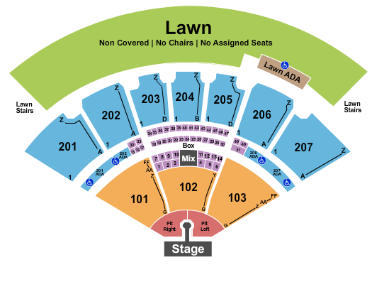 RV Inn Style Resorts Amphitheater Nickelback Seating Chart