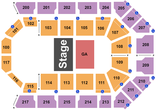 Mechanics Bank Arena Bronco Seating Chart