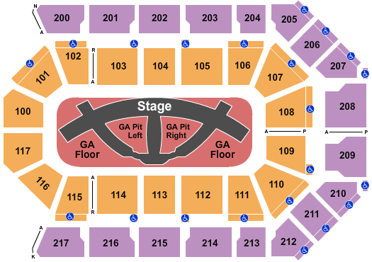 Mechanics Bank Arena Carrie Underwood Seating Chart