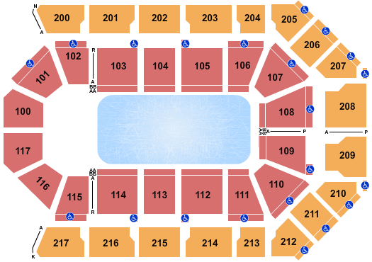 Rabobank Theater Seating Chart With Seat Numbers