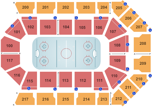 Rabobank Arena Seating Chart