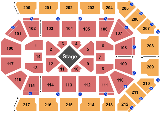 Mechanics Bank Arena Kevin Hart Seating Chart