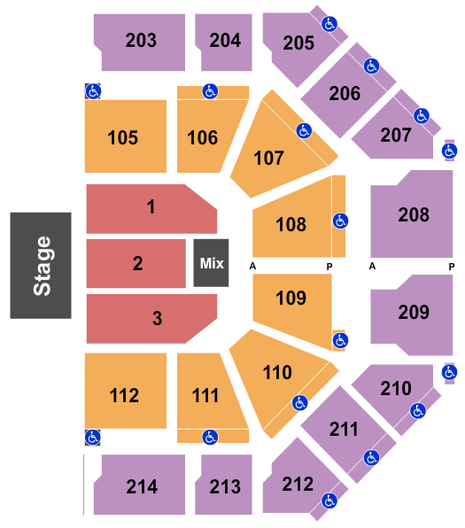 Mechanics Bank Arena Seating Chart