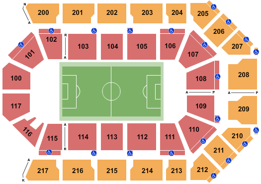 Mechanics Bank Arena Soccer Seating Chart