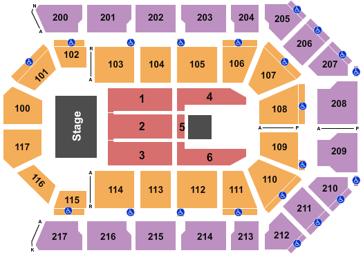 Mechanics Bank Arena Toby Keith Seating Chart
