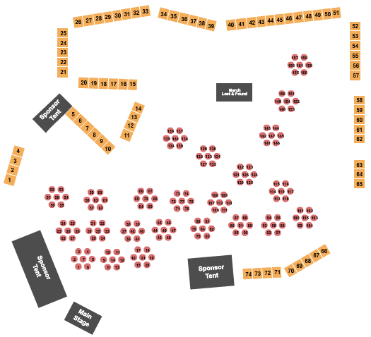 Radians Amphitheater At Memphis Botanic Garden Festival Tables Seating Chart