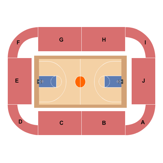 Raider Arena Basketball Seating Chart