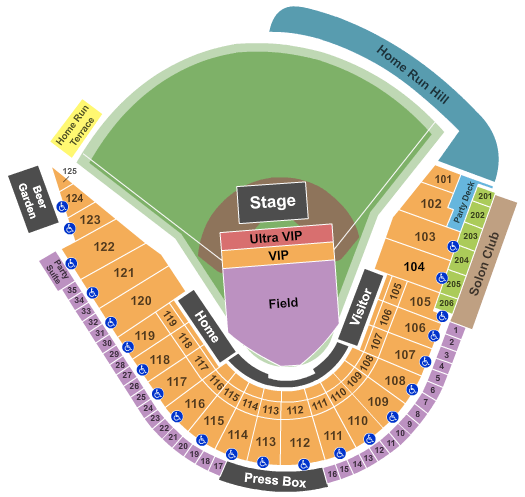 Sutter Health Park Banda Fest Seating Chart