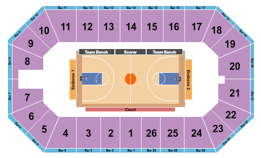 Ralph Engelstad Arena - MN Globetrotters Seating Chart