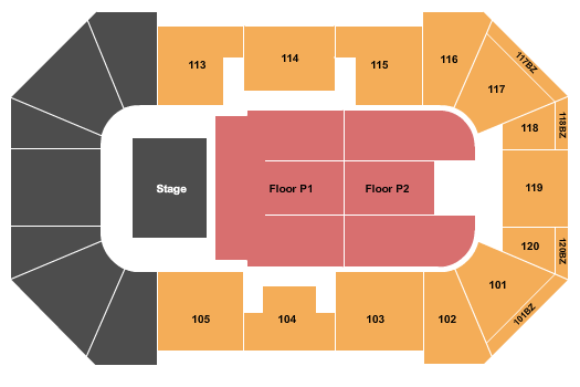 Liberty First Credit Union Arena Lee Brice Seating Chart