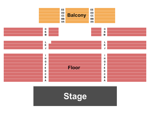 Ramova Theatre Endstage Seating Chart