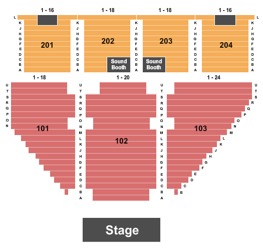 Rams Head Event Center at Maryland Live Endstage Seating Chart