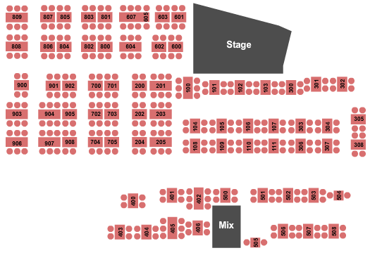 seating chart for Rams Head On Stage - End Stage - eventticketscenter.com