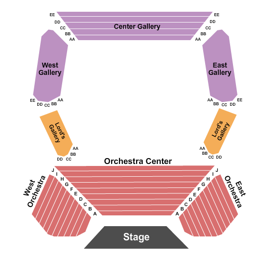 Randall L. Jones Theatre Next Event Seating Chart