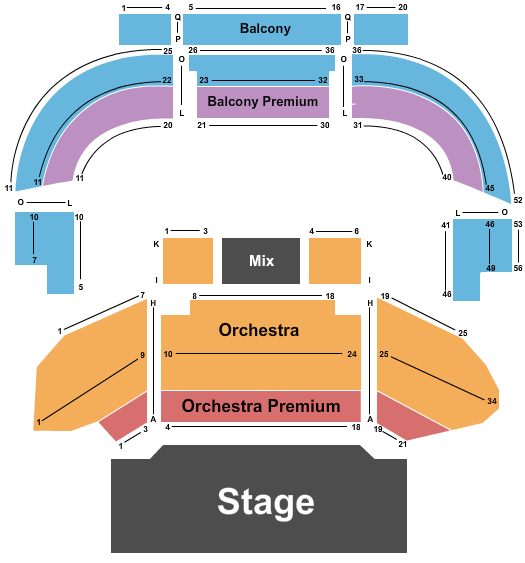 Randolph Theatre Endstage 3 Seating Chart