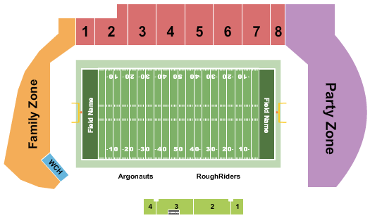 Raymond Field Football Seating Chart