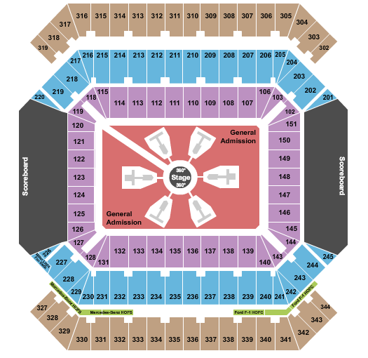 seating chart for Raymond James Stadium - Ed Sheeran - eventticketscenter.com