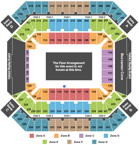 Raymond James Stadium Endstage IntZone Seating Chart